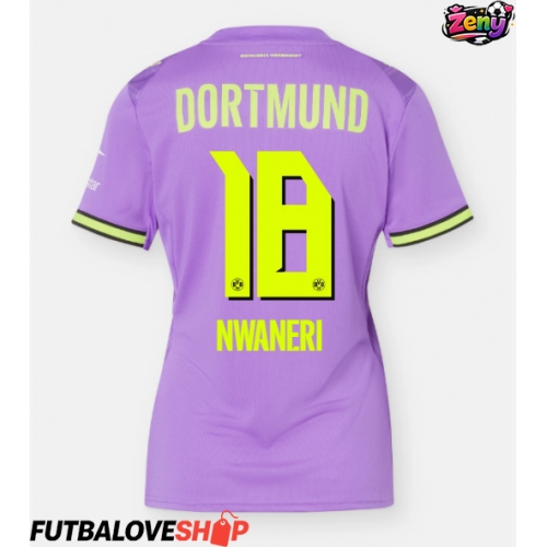Dres Borussia Dortmund Ethan Nwaneri #18 Tretina pre Ženy 2026-27 Krátky Rukáv